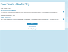Tablet Screenshot of bookfanaticblog.blogspot.com
