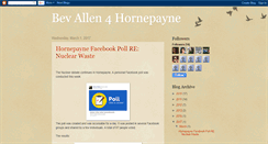 Desktop Screenshot of bevallen4hornepayne.blogspot.com