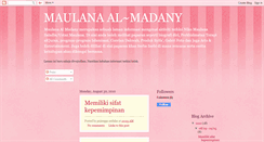 Desktop Screenshot of maulanaalmadany.blogspot.com