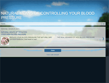 Tablet Screenshot of highbloodpressureherbalsolution.blogspot.com