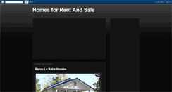 Desktop Screenshot of homesforrentalapartmentshousesforrent.blogspot.com