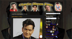 Desktop Screenshot of charliesheenfans.blogspot.com