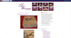 Desktop Screenshot of my-decoupage.blogspot.com