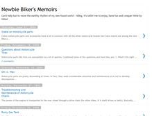 Tablet Screenshot of newbiebikersmemoirs.blogspot.com