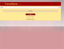 Tablet Screenshot of francerants.blogspot.com