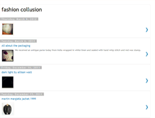 Tablet Screenshot of fashioncollusion.blogspot.com