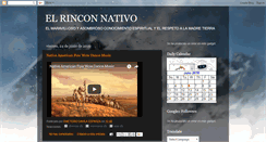 Desktop Screenshot of elrinconnativo.blogspot.com