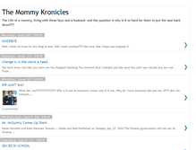 Tablet Screenshot of mommykronicles.blogspot.com