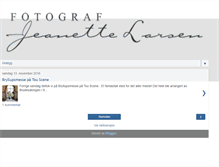 Tablet Screenshot of fotografjeanettelarsen.blogspot.com