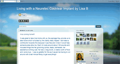 Desktop Screenshot of livingwithaneureleccochlearimplant.blogspot.com