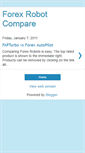 Mobile Screenshot of forex-robot-compare.blogspot.com
