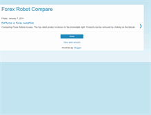 Tablet Screenshot of forex-robot-compare.blogspot.com