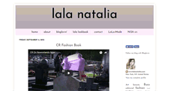 Desktop Screenshot of lalanatalia.blogspot.com