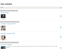 Tablet Screenshot of lalanatalia.blogspot.com