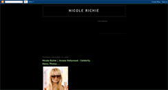 Desktop Screenshot of nicole-richie-bio.blogspot.com