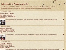 Tablet Screenshot of informativopedrorruiceno.blogspot.com