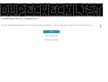 Tablet Screenshot of oodupecheckoo.blogspot.com