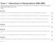 Tablet Screenshot of ciberculturaeciberjornalismo.blogspot.com