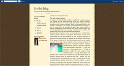 Desktop Screenshot of heidel-blog.blogspot.com