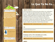 Tablet Screenshot of loqueyano.blogspot.com