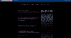 Desktop Screenshot of angrybeeandsomethingfishy.blogspot.com