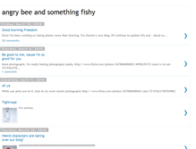 Tablet Screenshot of angrybeeandsomethingfishy.blogspot.com