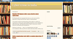 Desktop Screenshot of cyber-crime-in-india.blogspot.com