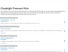 Tablet Screenshot of freewarepicks.blogspot.com