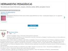 Tablet Screenshot of herramientaspedagogicaspablo.blogspot.com