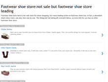 Tablet Screenshot of footwear-shoe-store.blogspot.com