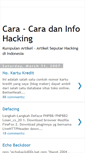 Mobile Screenshot of carahacking.blogspot.com