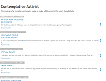 Tablet Screenshot of contemplative-activist.blogspot.com