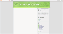 Desktop Screenshot of eatnlive.blogspot.com