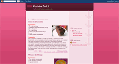 Desktop Screenshot of cozinhadalu.blogspot.com