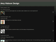 Tablet Screenshot of amywatsondesign.blogspot.com