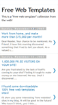 Mobile Screenshot of free-webtemplate.blogspot.com