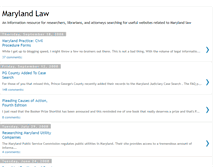 Tablet Screenshot of marylandlaw.blogspot.com