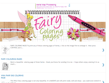 Tablet Screenshot of fairycoloringpages.blogspot.com