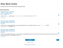 Tablet Screenshot of iklan-barisgratis.blogspot.com