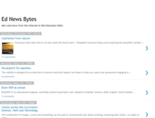 Tablet Screenshot of ednewsbytes.blogspot.com