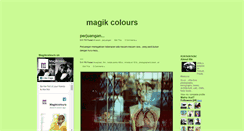 Desktop Screenshot of magikcolours.blogspot.com