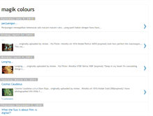 Tablet Screenshot of magikcolours.blogspot.com