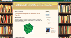 Desktop Screenshot of jean-sistemadesoportededecisiones.blogspot.com
