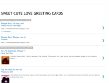 Tablet Screenshot of cutelovegreetings.blogspot.com
