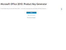 Tablet Screenshot of msoffice2010-productkey.blogspot.com