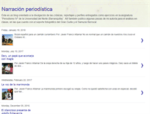 Tablet Screenshot of narracionperiodistica.blogspot.com