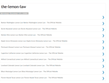 Tablet Screenshot of lemon-law-advice.blogspot.com