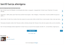 Tablet Screenshot of ben10alienforceofficialsite.blogspot.com