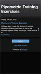Mobile Screenshot of plyometric-training-exercises.blogspot.com