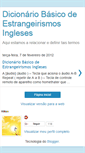 Mobile Screenshot of estrangeirismosingleses.blogspot.com